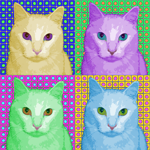 Custom Cat Art