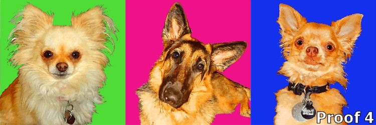 Portrait Warhol style