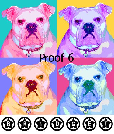 Custom Bulldog Portraits from PopArtPet