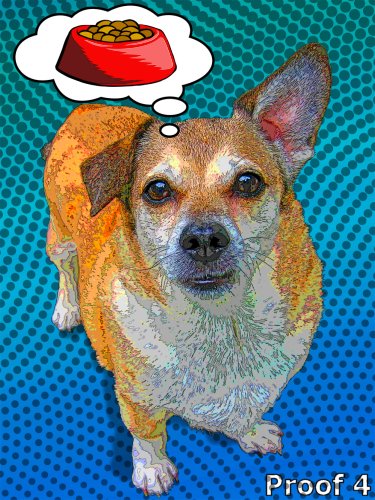 Pop Art custom Welsh Corgi portrait