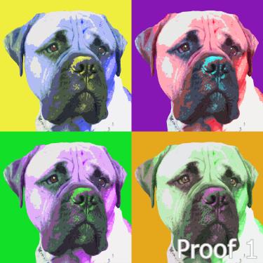 English Mastiff custom portrait