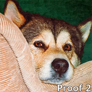 Custom Alaskan Malamute Art