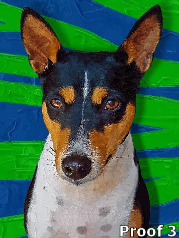 cool Basenji art