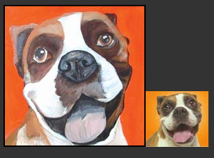 custom dog paintings