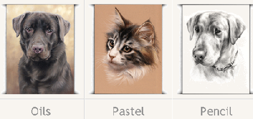 oil paintings from photos