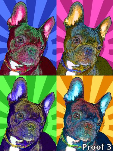 fench bulldog breed specific art