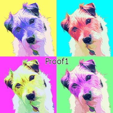 Jack Russell Pop Art Portrait and Gift Items