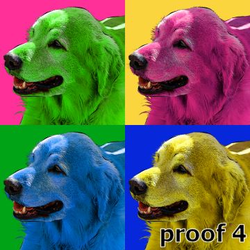 Custom Pop Art Labrador gifts and portraits