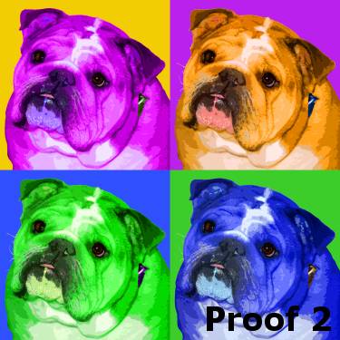 Custom Bulldog art and gifts