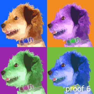 dog portrait Terrier art