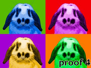 custom rabbit art comission