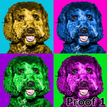 custom dog art