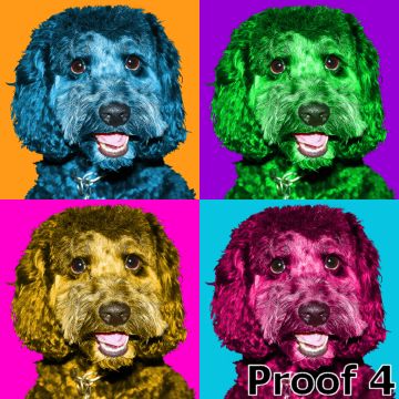 pop art pet potraits
