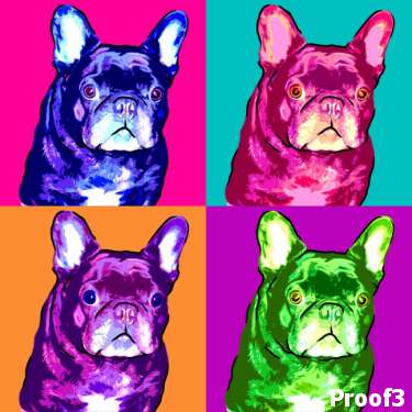french bulldog breed specific art portraits