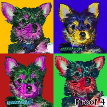 Custom Yorkie Terrier Gifts and art Portraits