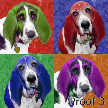 bassett hound portraits and gifts
