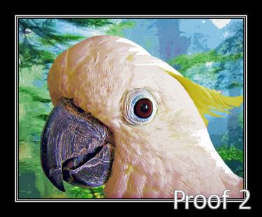 Custom Pet Pop Art Portrait Cockatoo