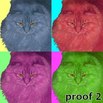 pop art cat gifts