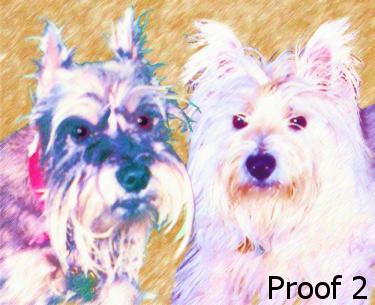 Memorial dog art