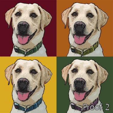 Yellow Lab art