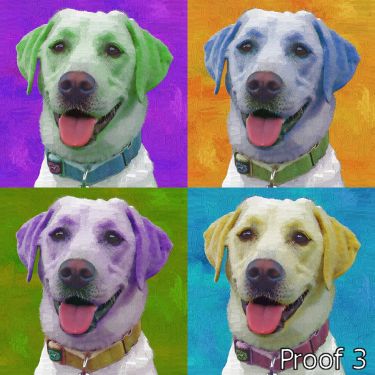 Yellow Labrador portraits and gifts