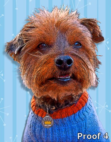 Custom Yorkie Terrier Gifts and art Portraits