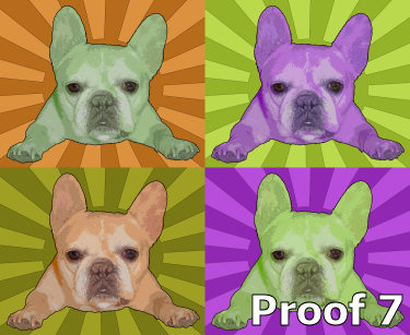 french bulldog custom breed specific portraits