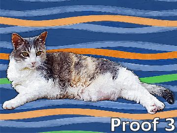 Cat art portrait