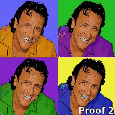 Andy Warhol inspired portrait 