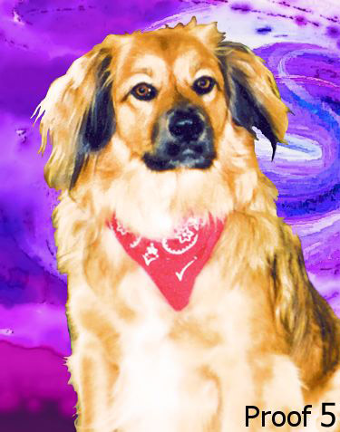 custom dog art
