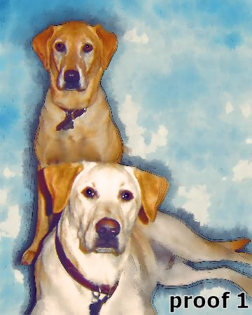 Yellow Lab Art