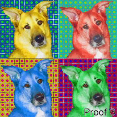 custom dog art from your photos 
