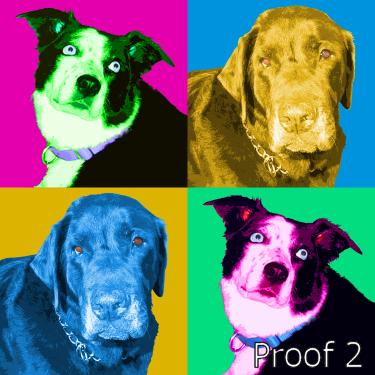 Custom dog art and gifts