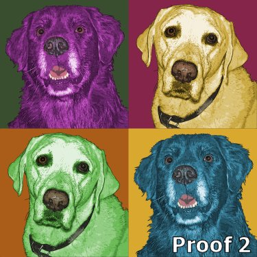 Dog Pop Art Portrait