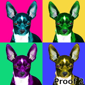 custom pet portrait chihuahua