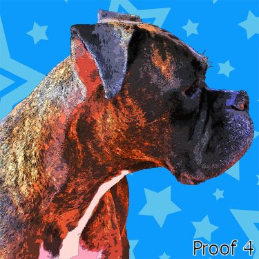 Boxer dog pop art & gifts