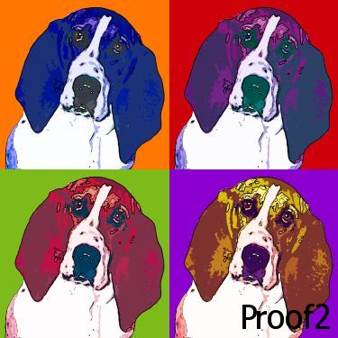 bassett hound breed specific art