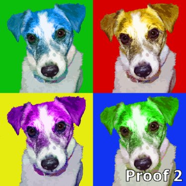 Jack Russell Terrier Pop Art Portraits and Gift Items