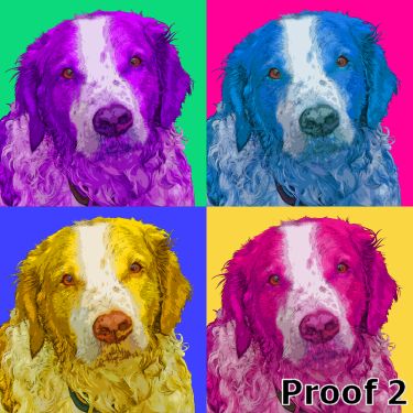 English Springer Spaniel Pop Art