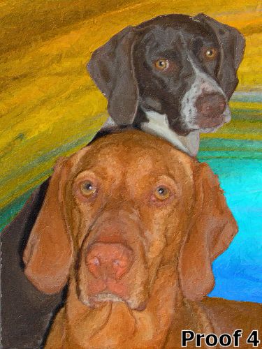 Custom dog portraits