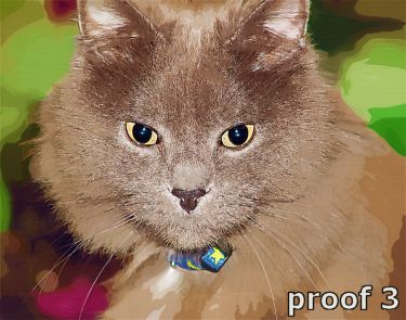 custom cat art portrait and gifts