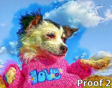 Long Haired Chihuahua pop art