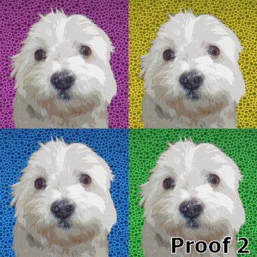 custom Maltese portrait 