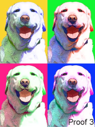 Yellow Labrador custom portraits and gifts