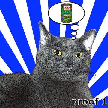 cat comic portrait