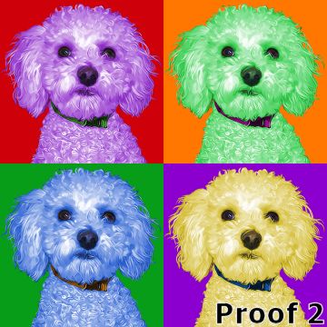 Poodle art 