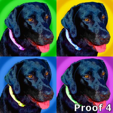 breed specific labrador retriever art