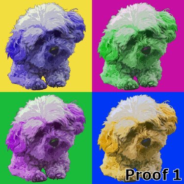 Dog Pop Art Pet Portrait