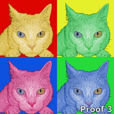 Pop Art Cat portraits