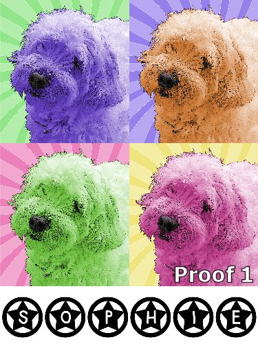 Cockapoo art portraits 